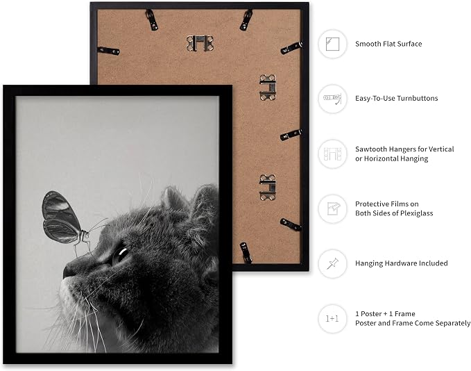 Poster Master Butterfly on Cat Print - Image 2