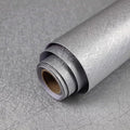 15.7" X 196.8" Silver Grey Wallpaper Embossed Self Adhesive Peel and Stick by Abyssaly