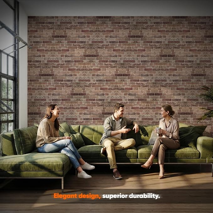 IZODEKOR 3D Wall Panels Brick Effect - Image 2