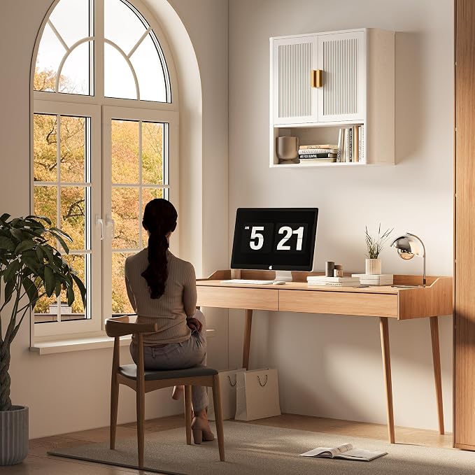 INNOD Bathroom Wall Cabinet, Wall-Mounted Medicine Cabinet - Image 6