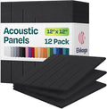 Acoustic Panels 12-Pack Soundproof Wall Panels 12"x12"x0.4" Decorative Sound by EkkogoAcousticPanels
