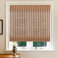 Letau No Drill No Tools Cordless Wood Window Shades Blinds, Bamboo Light by LETAU