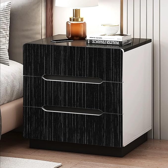 Black Grasscloth Peel and Stick Wallpaper Vintage Texture Removable Waterproof - Image 6