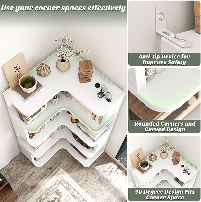 Armocity Corner Book Shelf - Image 4