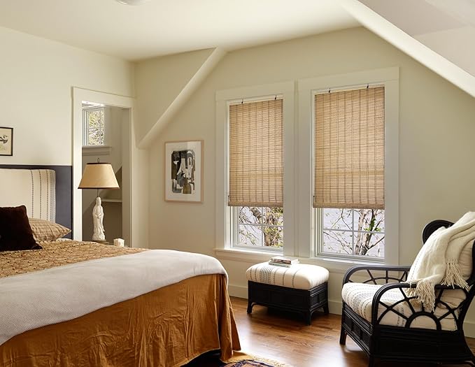 LazBlinds Cordless Bamboo Blinds, Roll Up Shades - Image 5