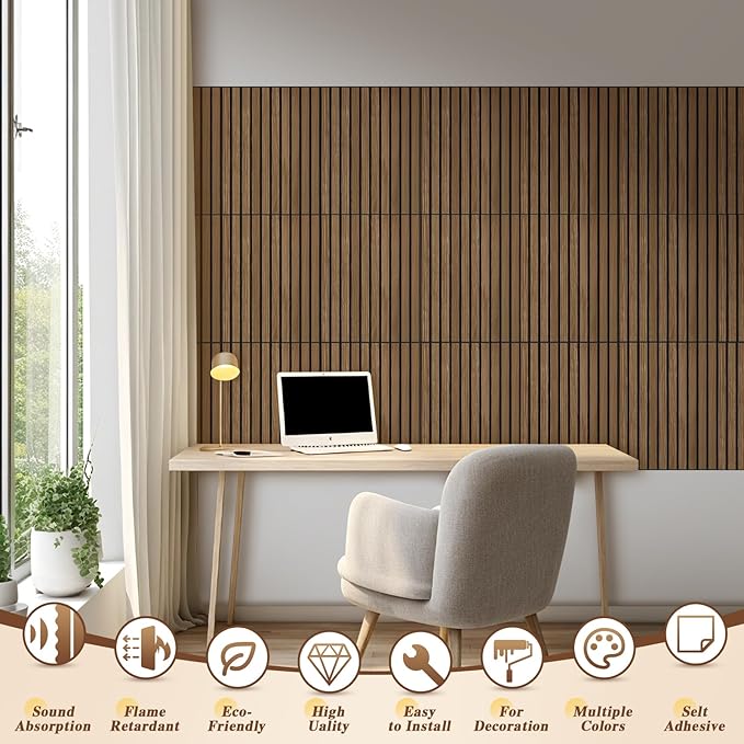 Acoustic Wall Panels 12 Pack, Covers 16 Sq Ft - Image 4
