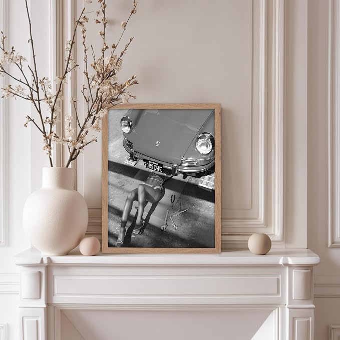 Poster Master Woman Under Classic Car Poster - Image 5
