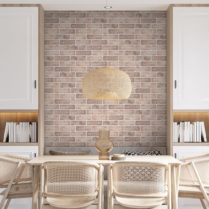 8-Pack 3D Faux Brick Acoustic Wall Panels, 11.8" x 11.8" PET Soundproof & Noise - Image 7