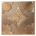 Art3d Drop Ceiling Tiles 24x24 in Bronze, 3D Wainscoting Panels Glue Up 2x2 by Art3d