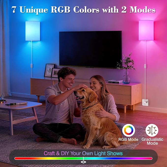 Plug in Wall Sconces Set of Two: Wall Lights - Image 4