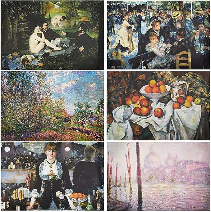 The Gifted Stationery Impressionist Wall Art Posters - Image 6