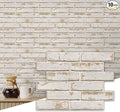 Commomy 3D Peel and Stick Brick, Ultralight Thin PVC Faux Brick Wall Panels by CommomyDecor