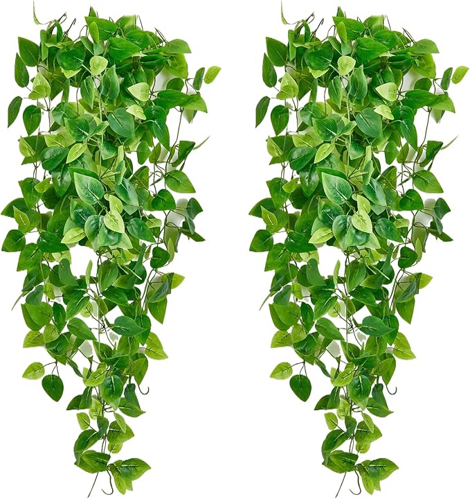 Fake Hanging Plants Vinesfor Room Decor, Artificial Ivy Greenery Garlands by Unknown
