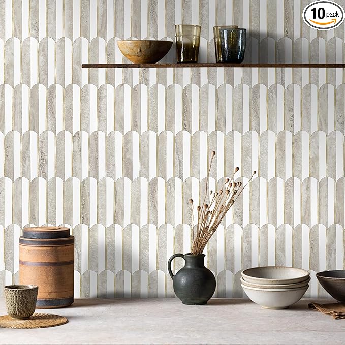 Vamos Peel and Stick Backsplash Seamless Tile by VamosTile