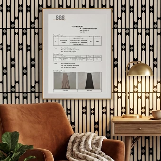PVC Acoustic Wall Panels, Geometric Sound-Reducing Panels - Image 5