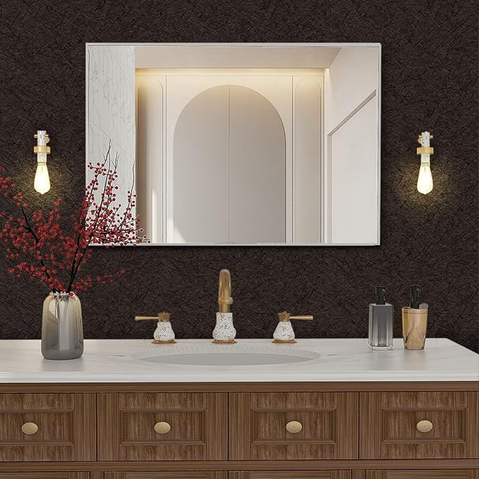 Brown Peel and Stick Self Adhesive Wallpaper - Image 4
