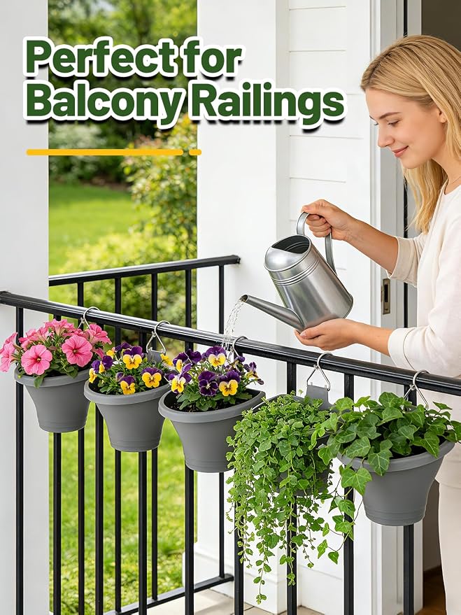 MADHOLLY 6Pcs Vertical Hanging Planters - Image 4
