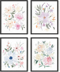 HAUS AND HUES Bouquet Set Art Print Set of 4 16x20 by HausandHuesArtPrints
