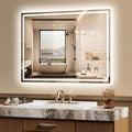 48x36 Inch LED Lighted Bathroom Mirror by Unknown