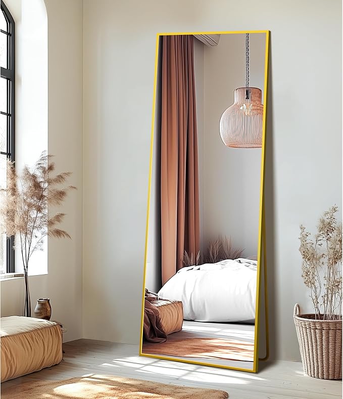 Delma Full Length Standing Mirror, Large Floor Mirror - Image 2