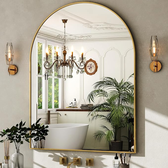 HARRITPURE Arched Bathroom Mirror by HARRITPUREHome