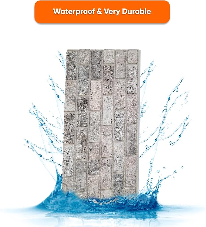 IZODEKOR 3D Brick Effect Wall Panels - Image 6
