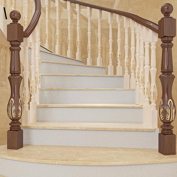 CHIHUT 15.7''x236'' Shimmer Pearl White Glitter Wallpaper Stick and Peel - Image 6