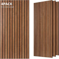 TO-TH Wood-Look Acoustic Panel, 4 Pack 47.2” x 23.6” Soundproof Wall Panels by TO-TH