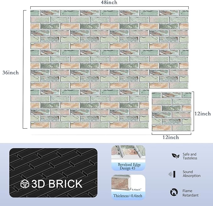 12Pack Acoustic Panels, Decorative Sound Dampening Wall Panels - Image 2