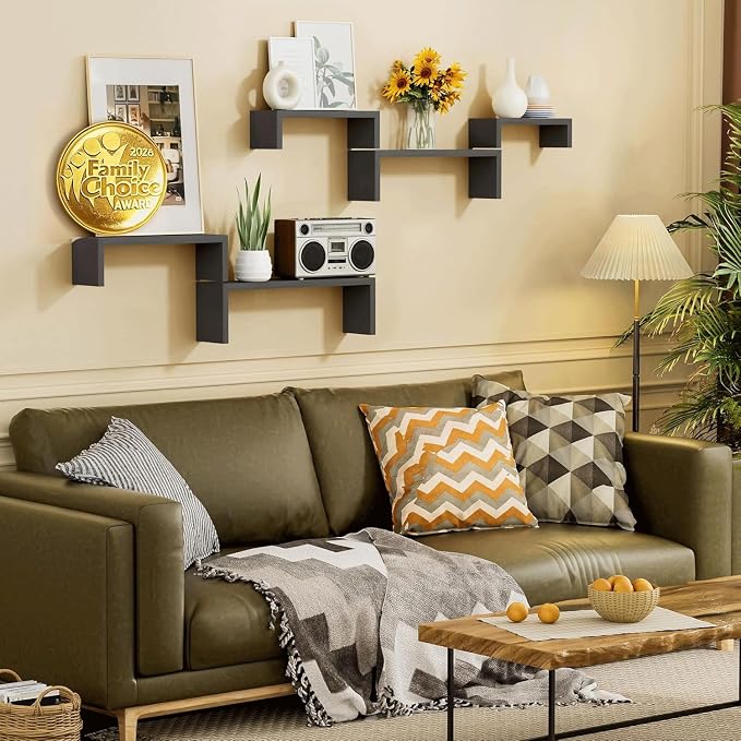 SRIWATANA Floating Shelves for Wall, Wall Shelves for Bathroom, Living Room - Image 2