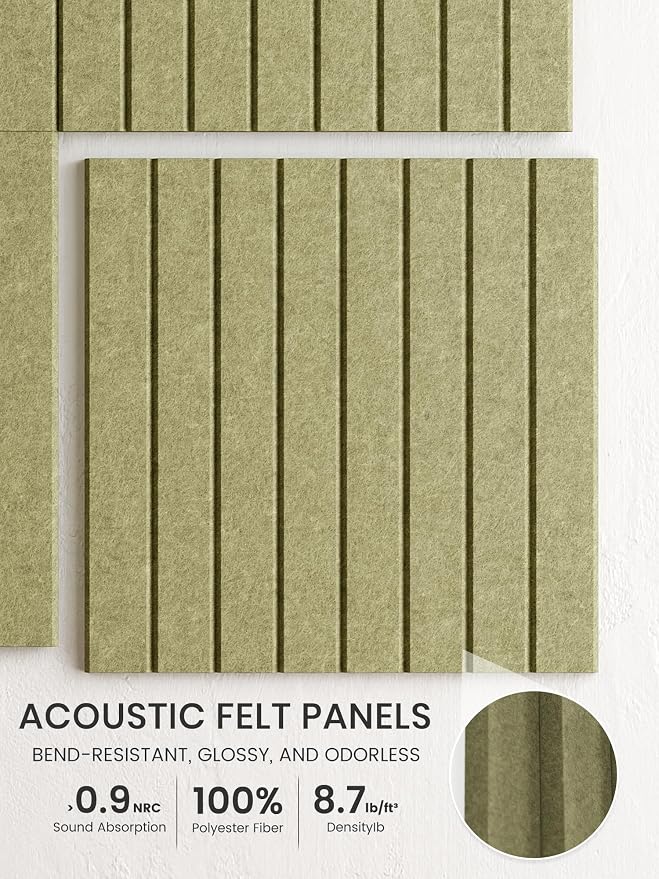 Bumusty Large Cork Board Alternative-36 x 24" Felt Bulletin Board Tiles - Image 3