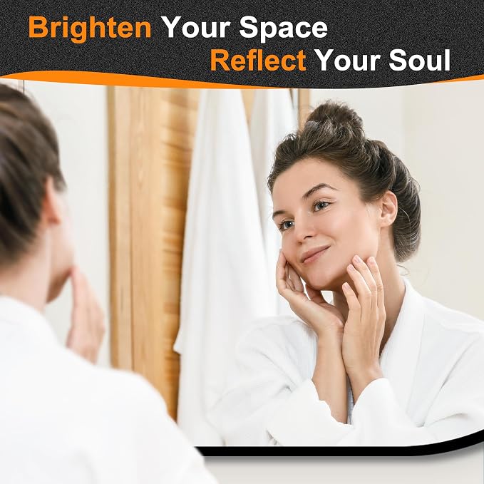 Delma Bathroom Wall Full Length Mirror - Image 4
