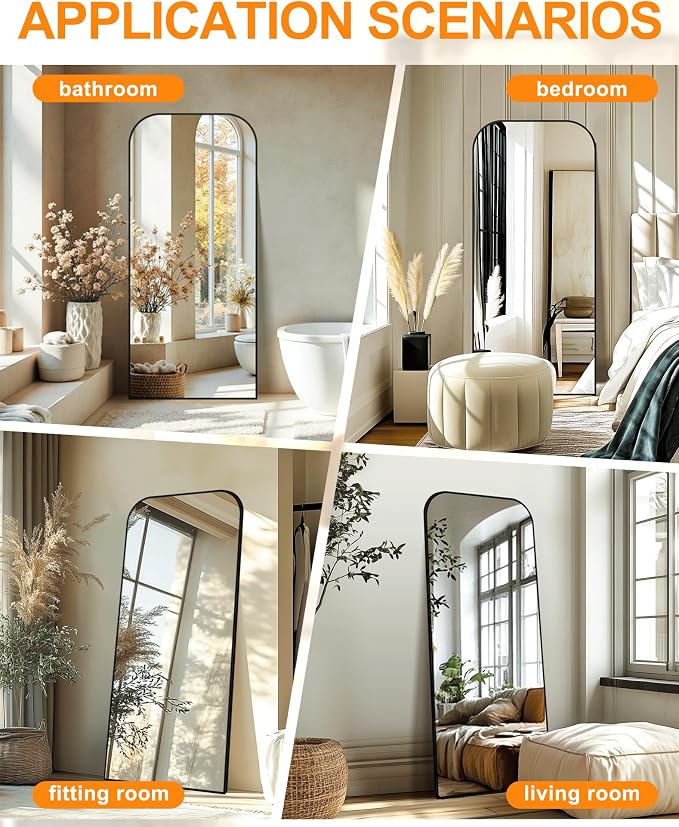 Delma Full Length Mirror, Living Room - Image 7