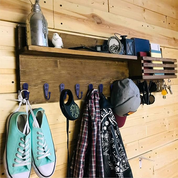 ZAYBOD Coat Hooks for Wall, Decorative Hanging Hooks for Coats, and Bags - Image 2