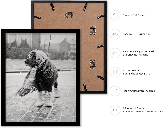 Poster Master Dog Dressed for Winter Print - Image 2