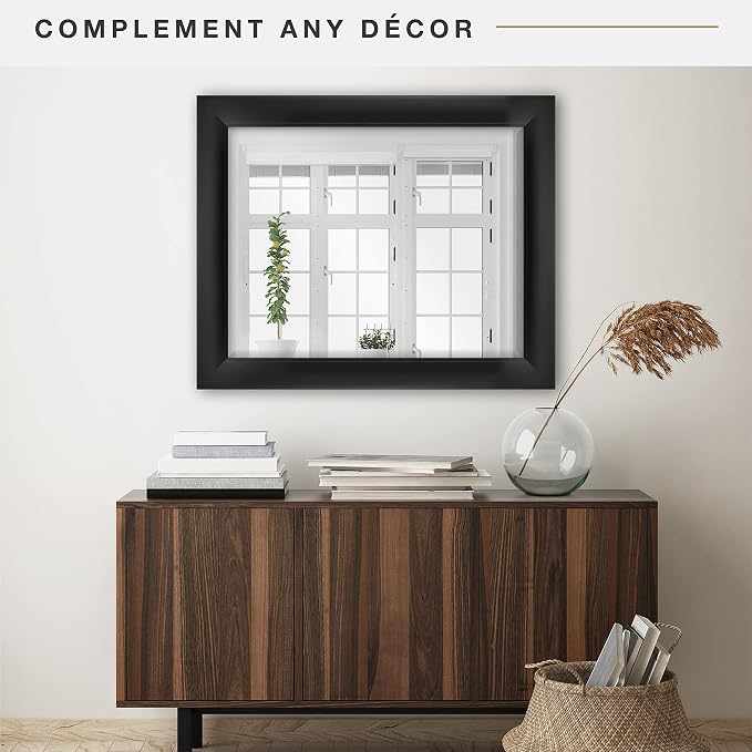 MCS Simplicity 22x28 Large Wall Mirror, Vertical & Horizontal Wall Hanging - Image 5