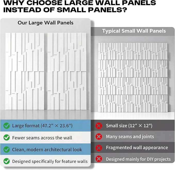 Large PU Decorative Wall Panels, TV Wall, Office & Commercial Spaces - Image 4