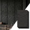 VooBang 4 Pack 3D Wall Panels, Lava Rock Molten Texture PU Wall Panels by VooBang