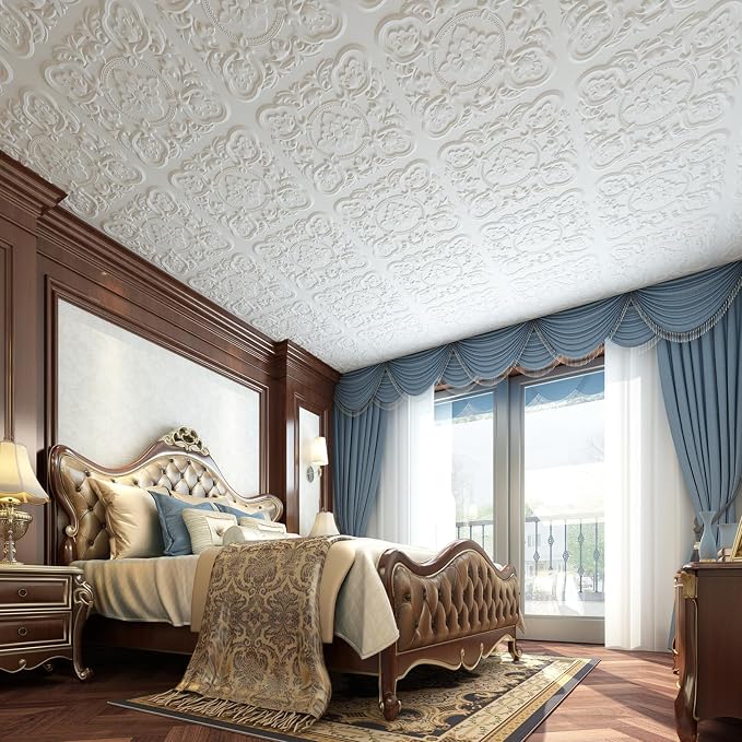 Art3dwallpanels 12 Pack Drop Ceiling Tiles, 24 x 24 Inch High Grade PVC 3D Wall - Image 5