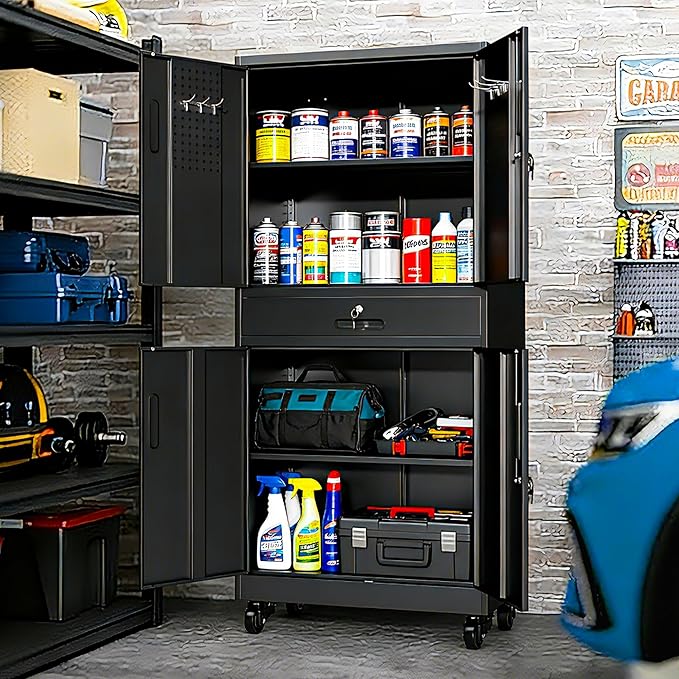 Metal Garage Storage Cabinet - Image 2