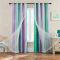 XiDi Grey Kids Curtains for Bedroom, Nursery Bedroom Blackout Curtain, Childs by Addsomecolortolife
