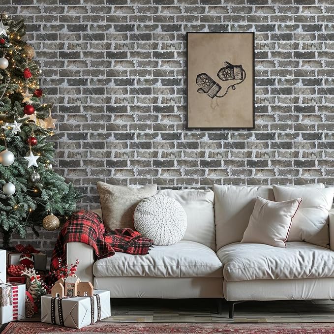 Commomy 3D Faux Brick Peel and Stick Tiles - Image 2