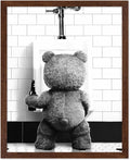 Poster Master Funny Teddy Bear Print by PosterMaster