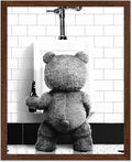 Poster Master Funny Teddy Bear Print by PosterMaster