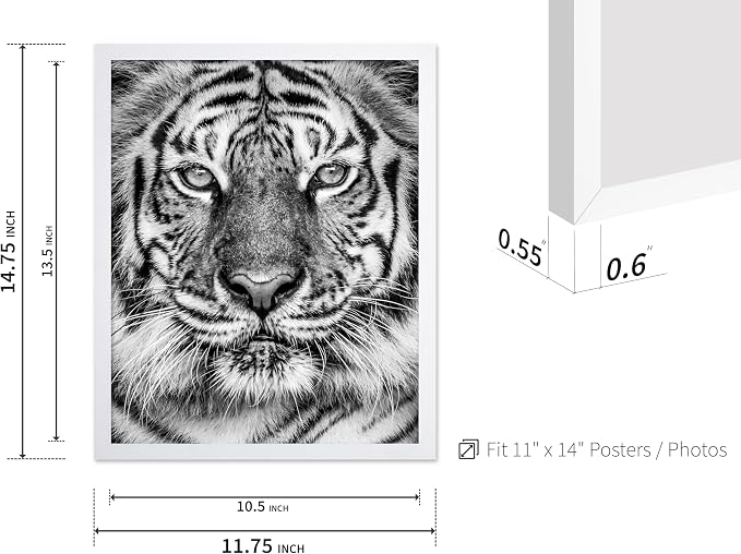 Poster Master Vintage Tiger Face Print - Image 3