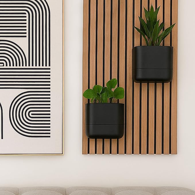 Phoenix Vine 6.5 Inch Wall Mounted Self-Watering Planter Pot - Image 6
