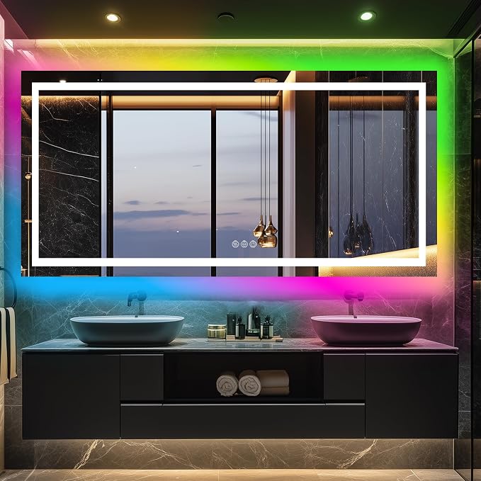 Antok 36"x 72" LED Bathroom Mirror - Image 2
