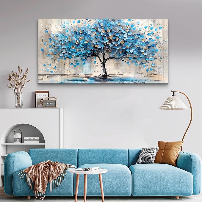 Lapremoly Textured Abstract Wall Pictures Artwork Wall Decor - Image 4
