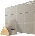 18 Pack Acoustic Panels for Walls, Sound Absorbing Foam Panels for Home & by Lebenforce