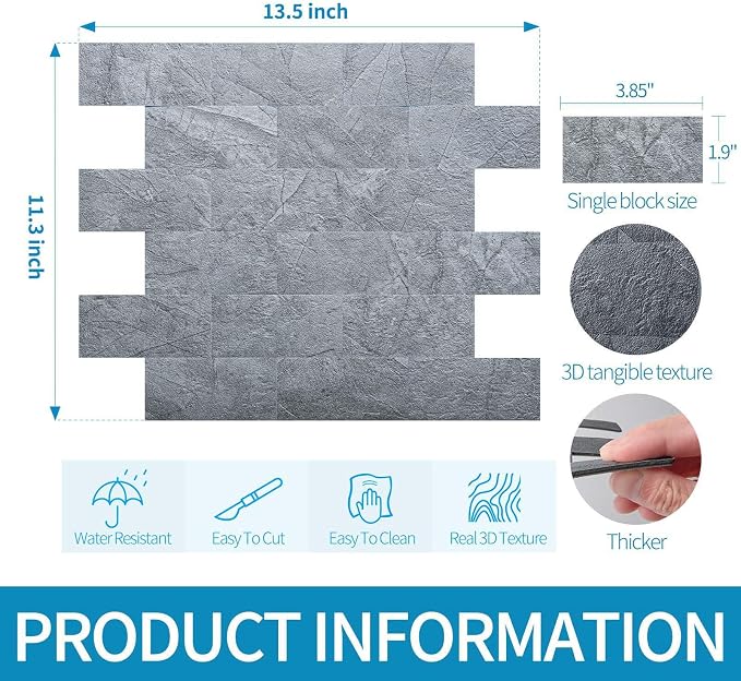 Art3d 10-Pack Peel and Stick Backsplash Tile - Image 6